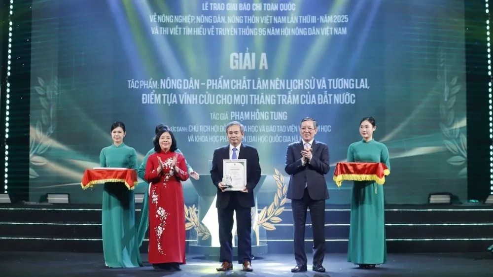 Giải báo chí “tam nông” năm 2026 có 50 giải thưởng, tổng trị giá hơn 530 triệu đồng