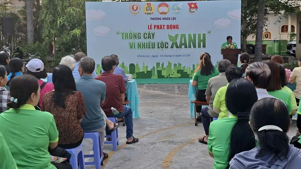 Phường Nhiêu Lộc phát động chuỗi hoạt động “Nhiêu Lộc xanh – Nếp sống xanh”