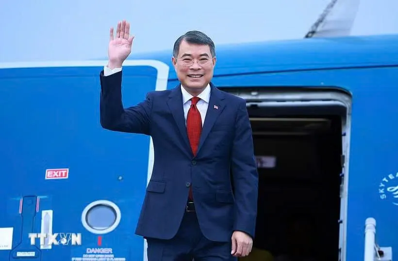 Thủ tướng Lê Minh Hưng lên đường tham dự Hội nghị Cấp cao ASEAN lần thứ 48 tại Cebu, Philippines. Ảnh: TTXVN