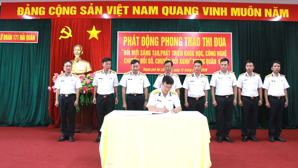 Ký kết giao ước thi đua tại Lữ đoàn 171