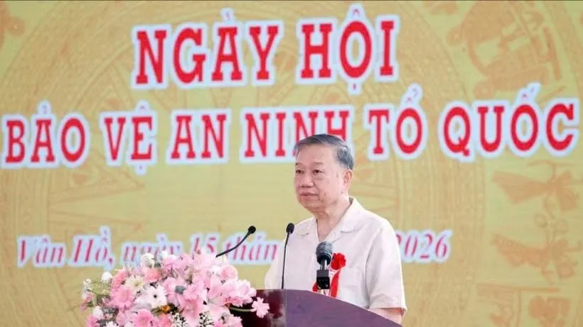 Tổng Bí thư, Chủ tịch nước Tô Lâm phát biểu. Ảnh: TTXVN