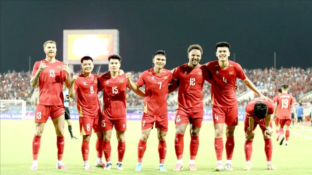 Đội tuyển Việt Nam tại ASEAN Cup 2026 là sự pha trộn giữa các thế hệ cầu thủ. Ảnh: MINH HOÀNG