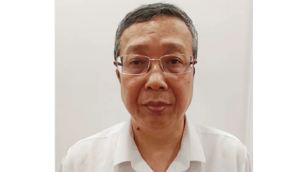 Bị can Hoàng Trung, Thứ trưởng Bộ NN-MT bị khởi tố. Ảnh: BỘ CÔNG AN