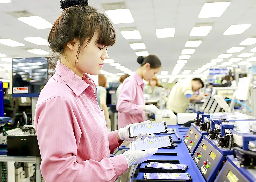 Nhà máy Samsung Việt Nam tại Khu công nghiệp Yên Bình, tỉnh Thái Nguyên. Ảnh: QUANG PHÚC