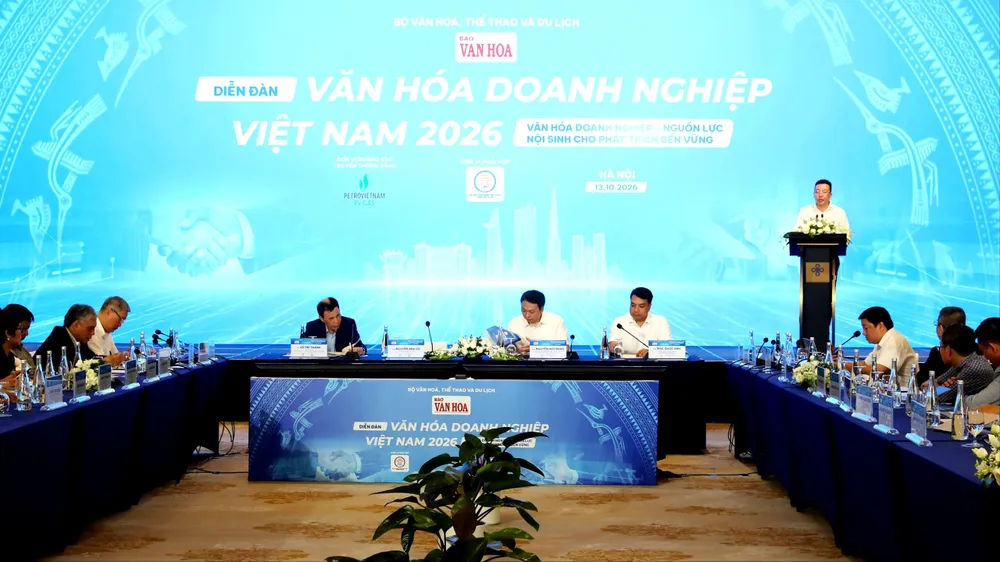 Diễn đàn Văn hóa Doanh nghiệp Việt Nam 2026. Ảnh HUẤN TRẦN