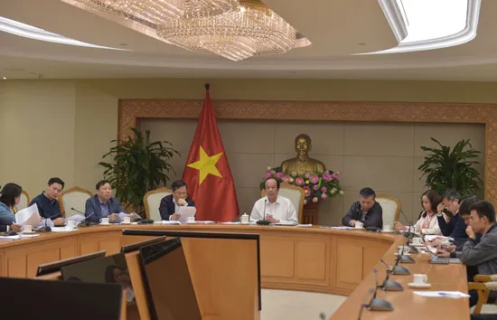 Tổ trưởng Tổ công tác Mai Tiến Dũng đề nghị các Bộ thực hiện nghiêm túc các chỉ đạo của Thủ tướng.