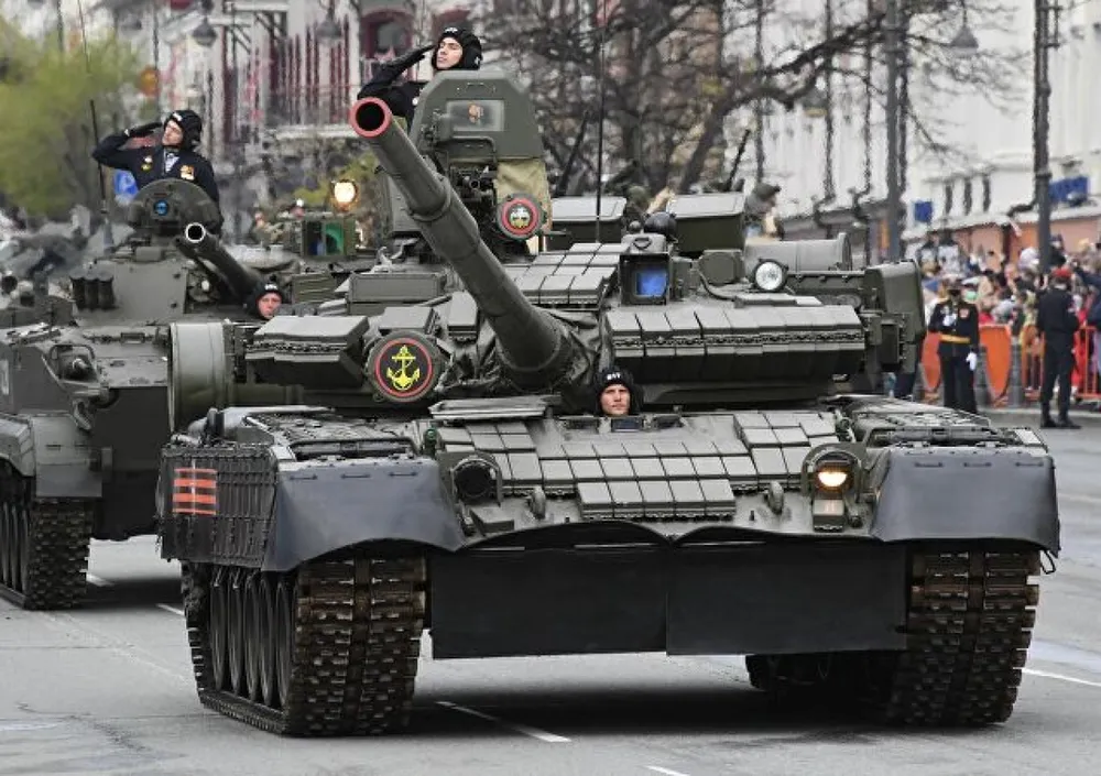 Xe&nbsp;tăng&nbsp;chiến đấu chủ lực&nbsp;T-72B3M. Ảnh: Sputnik.