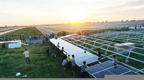 Cụm Dự án điện mặt trời Xuân Thiện - Ea Súp tại huyện Ea Súp. Ảnh: TL.