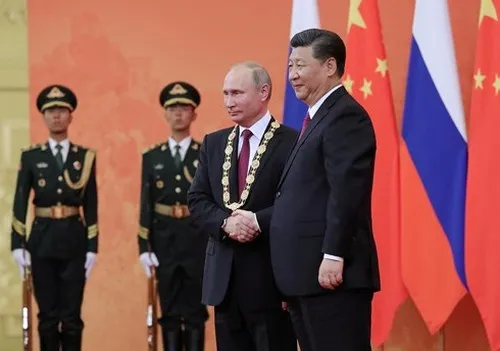 Chủ tịch Trung Quốc Tập Cận Bình và Tổng thống Nga Vladimir Putin sẽ tham dự lễ khởi công dự án liên doanh giữa Nga-Trung Quốc. (Nguồn: Sputnik)