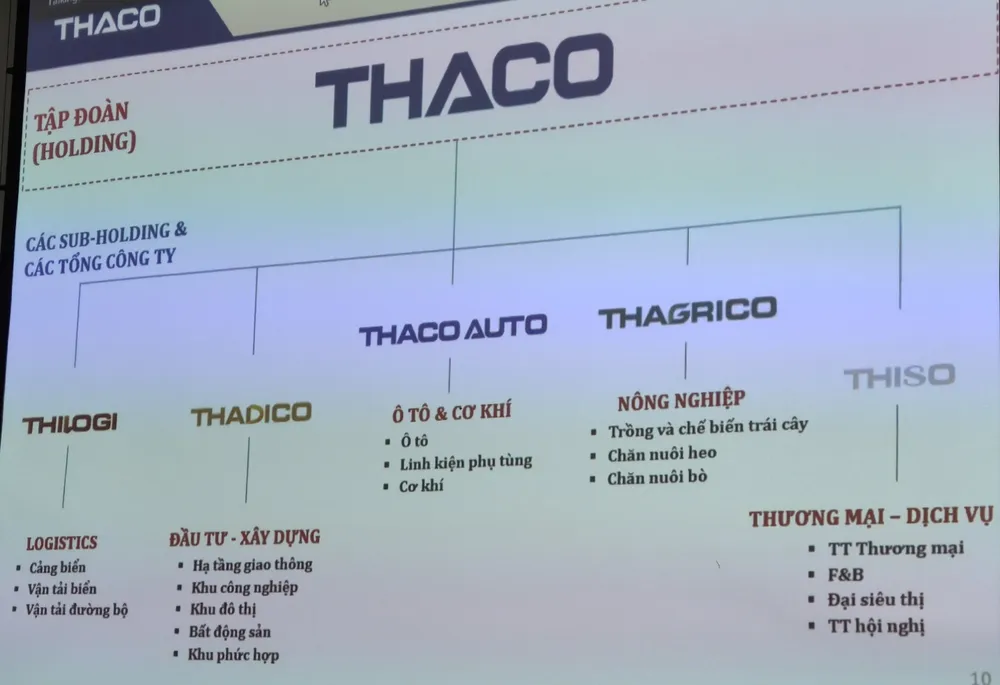 Thaco dừng kế hoạch chia tách, chuyển sang lập 5 tập đoàn con ảnh 1
