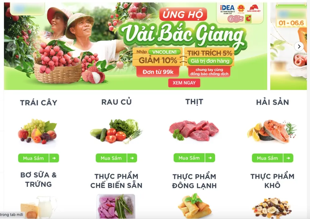 Thương mại điện tử hốt bạc ngày giãn cách xã hội, thịt cá rau củ bà nội trợ cũng lên mạng săn sale ảnh 1