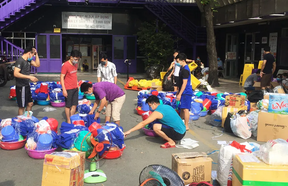 Nhà máy ở Sài Gòn lên phương án sản xuất khi bị phong toả ảnh 1