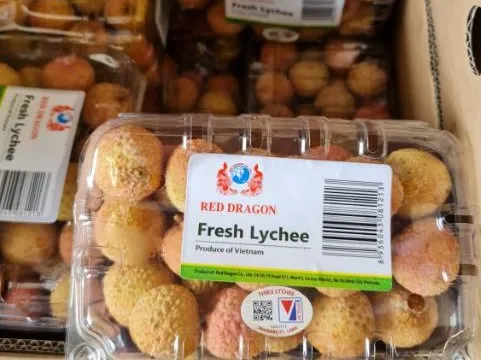 Vải thiều Việt Nam đã có mặt tại Pháp ảnh 1