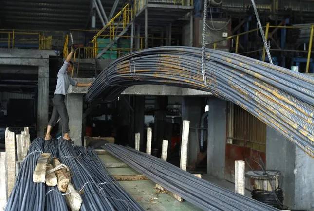 Giá thép tăng mạnh sau Tết Nguyên đán. Ảnh: Như Ý