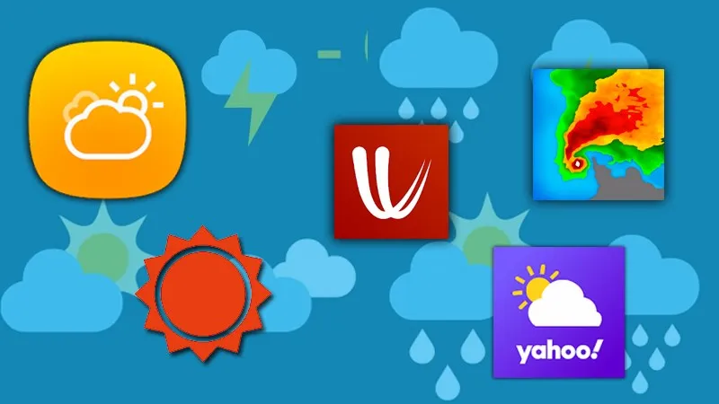 5 phần mềm dự báo thời tiết dành cho điện thoại.