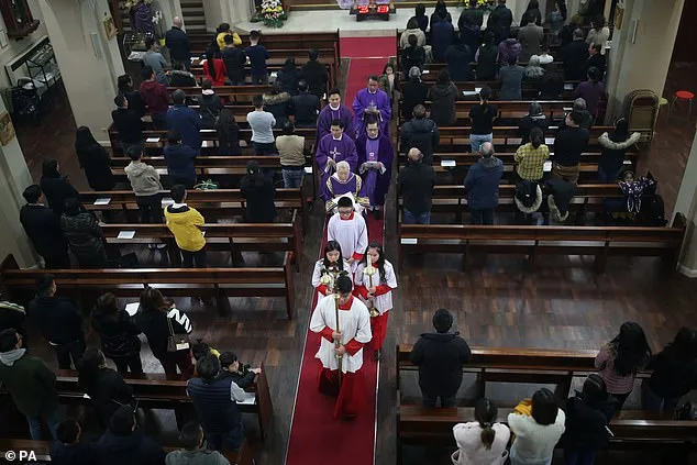 A mass prayer and vigil for the victims at a Vietnamese church in East London last Saturday