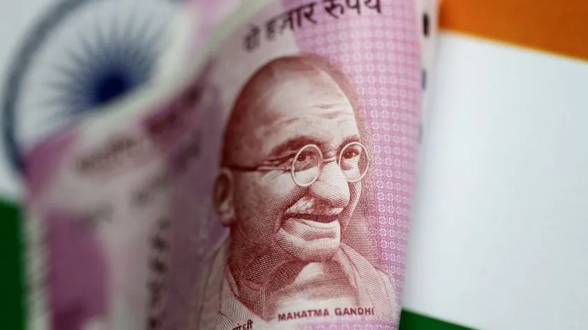 The Indian rupee fell to its lowest value against the dollar on record Thursday due to economic fallout concerns. © Reuters