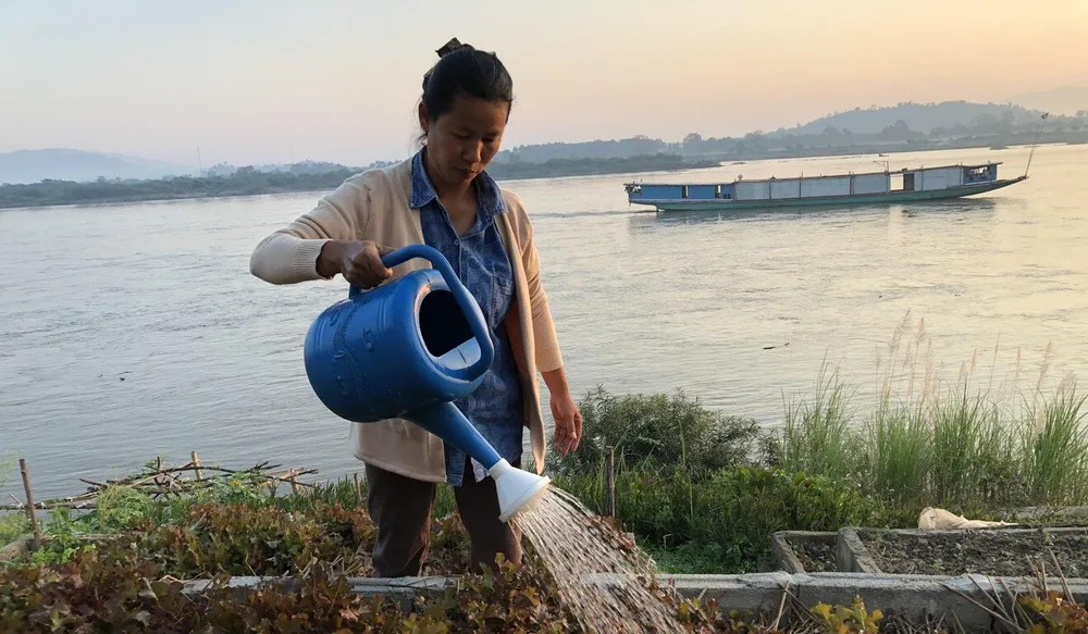 The Mekong on the Thai-Laos border. Photo: International Rivers