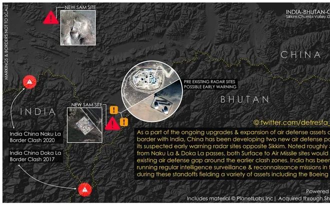 trung quoc huy dong ten lua va may bay chien dau toi bien gioi an do