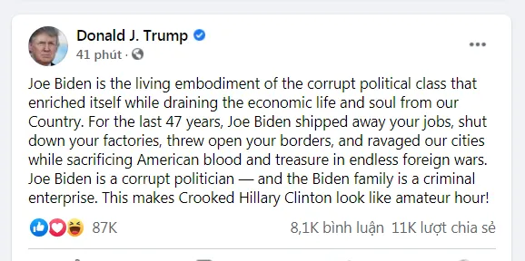 Công ty liên kết với Joe Biden đã đầu tư lớn vào các tập đoàn Trung Quốc ảnh 1