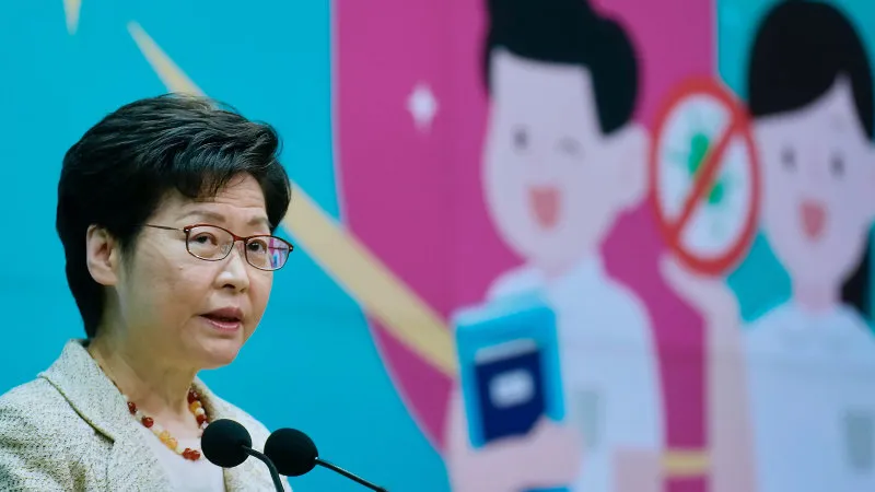 Đặc khu trưởng Hồng Kông Carrie Lam.