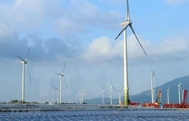 Trung Nam Wind Farm in the south central province of Ninh Thuan. (Photo: VNA)