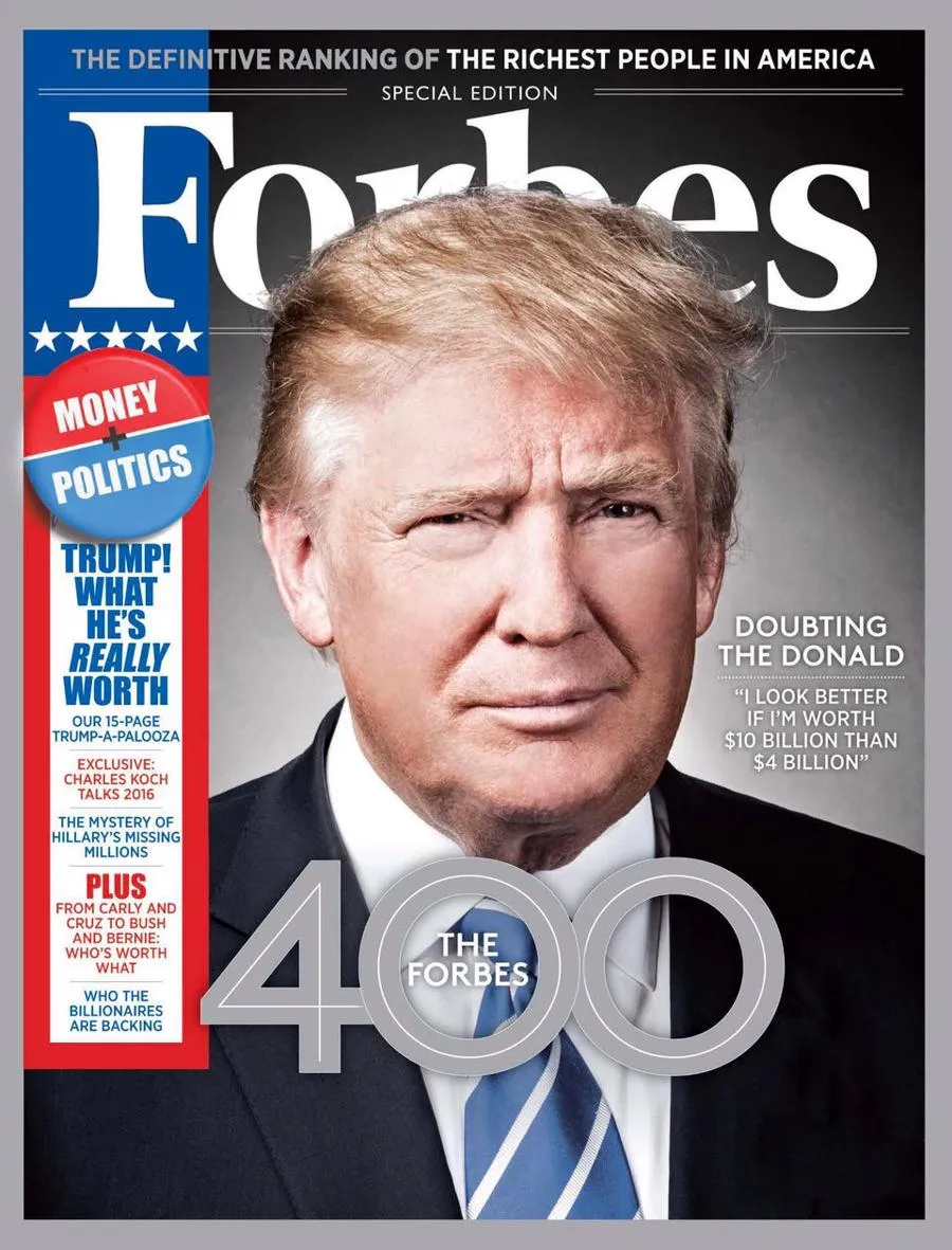 &Ocirc;ng Donald Trump tuy&ecirc;n bố tranh cử tổng thống v&agrave;o năm 2015 - Ảnh: Forbes