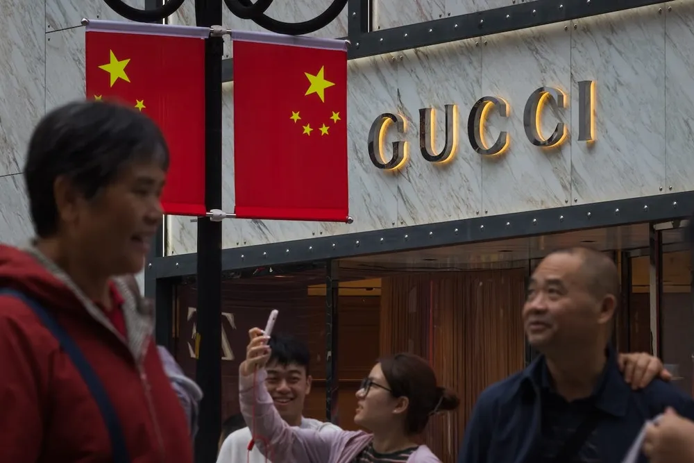 Các thương hiệu xa xỉ đang gặp khó khăn ở Trung Quốc. Cheng Xin/Getty Images
