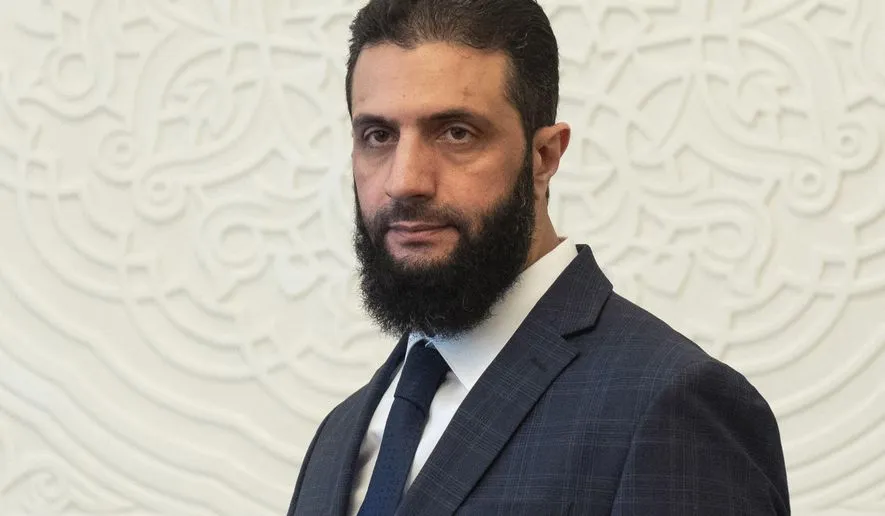 Nhà lãnh đạo trên thực tế của Syria Ahmad al-Sharaa.