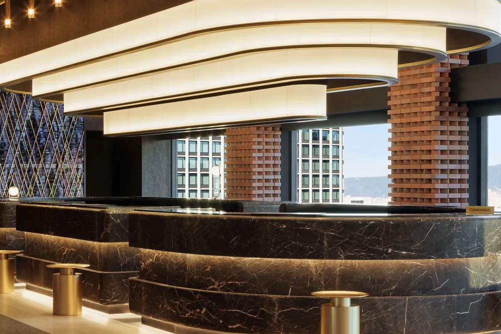 The Osaka Station Hotel from the Autograph Collection is one of the most spacious new openings in the city with over 1,000 rooms—but don’t be intimidated by its scale. Miyuki Kaneko (Nacasa &amp; Partners inc)