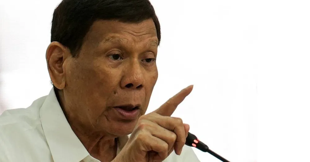Cựu Tổng thống Philippines Rodrigo Duterte.