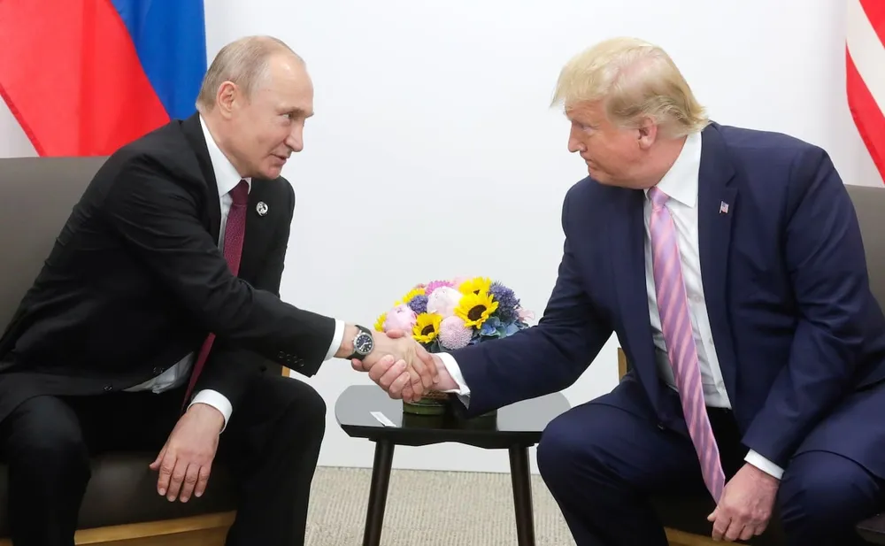 Tổng thống Hoa Kỳ Donald Trump và Tổng thống Nga Vladimir Putin. Ảnh / Getty Images