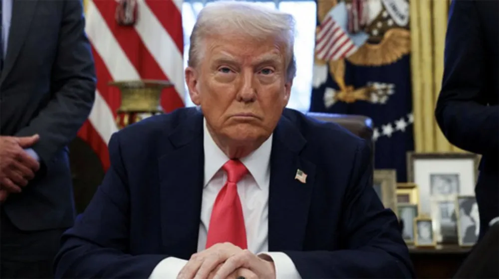 Donald Trump tại Nhà Trắng.