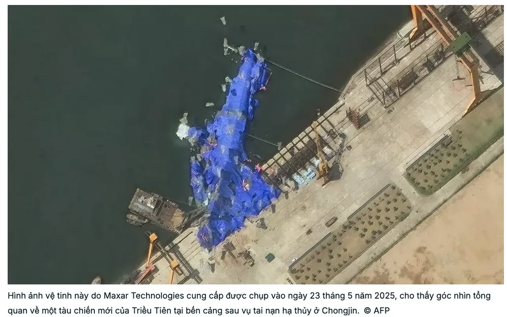 Triều Tiên bắt giữ quan chức thứ tư liên quan đến vụ hạ thủy tàu chiến thất bại