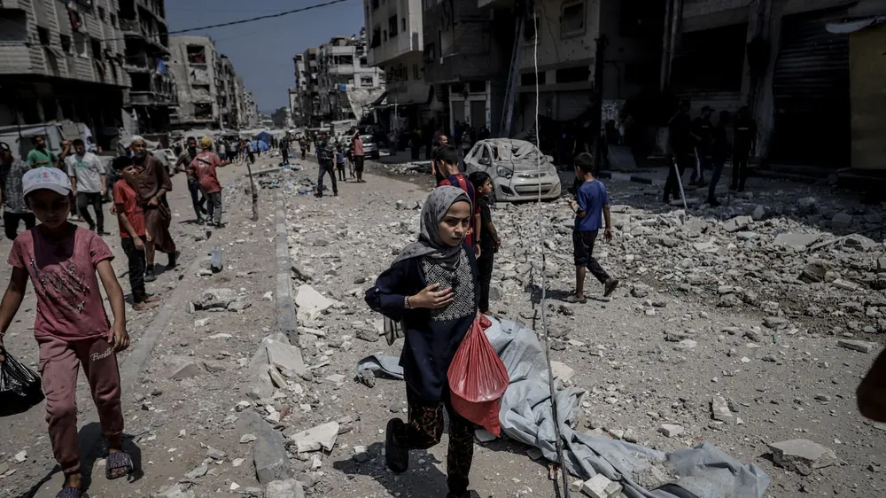 IDF cho biết họ đã kiểm soát hơn 75% Gaza. Liên Hợp Quốc cho biết chỉ có 12% diện tích Gaza nằm ngoài khu vực quân sự hóa của Israel hoặc các khu vực không bị ảnh hưởng bởi lệnh sơ tán của IDF. Ảnh / Getty Images