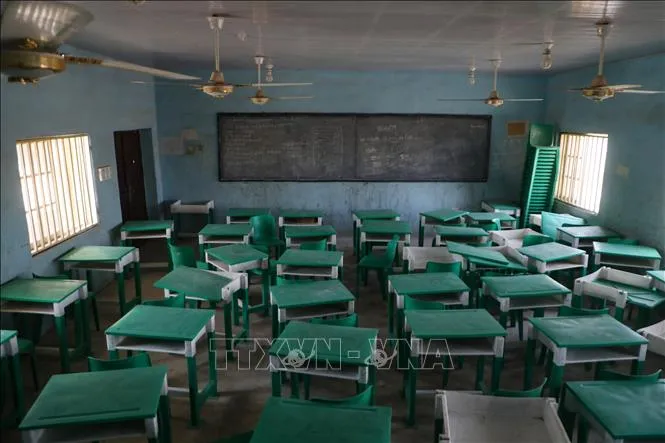 Quang cảnh phòng ký túc xá học sinh tại một trường trung học ở làng Jangebe, Zamfara, Nigeria, sau khi các nữ sinh bị các tay súng bắt cóc ngày 26/2/2021. Ảnh tư liệu: THX/TTXVN