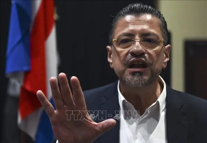 Tổng thống Costa Rica Rodrigo Chaves. Ảnh tư liệu: TTXVN