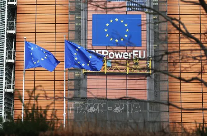 Trụ sở Ủy ban châu Âu (EC) ở Brussels, Bỉ. Ảnh: THX/TTXVN