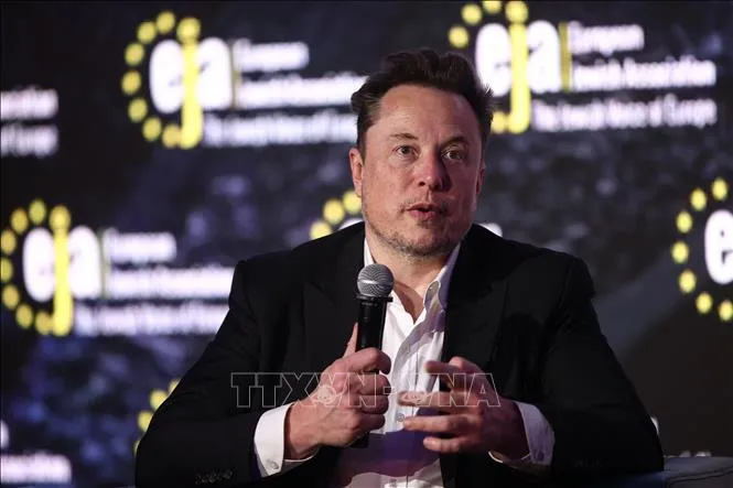 Tỷ phú Elon Musk. Ảnh: PAP/TTXVN
