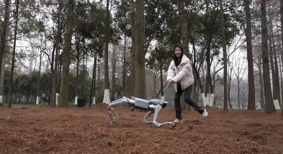 Ảnh chụp video giới thiệu của Unitree.