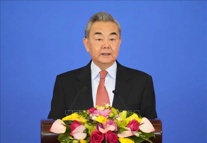 Ngoại trưởng Trung Quốc Vương Nghị. Ảnh: Kyodo/TTXVN