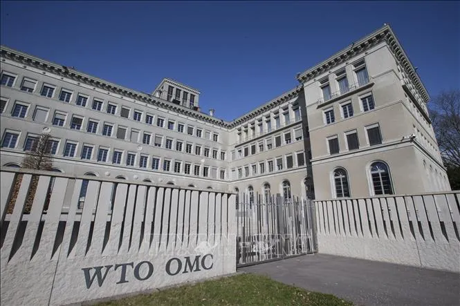 Trụ sở WTO tại Geneva, Thụy Sĩ. Ảnh: THX/TTXVN