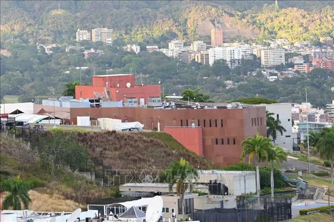 Đại sứ quán Mỹ ở Caracas, Venezuela. Ảnh tư liệu: THX/TTXVN