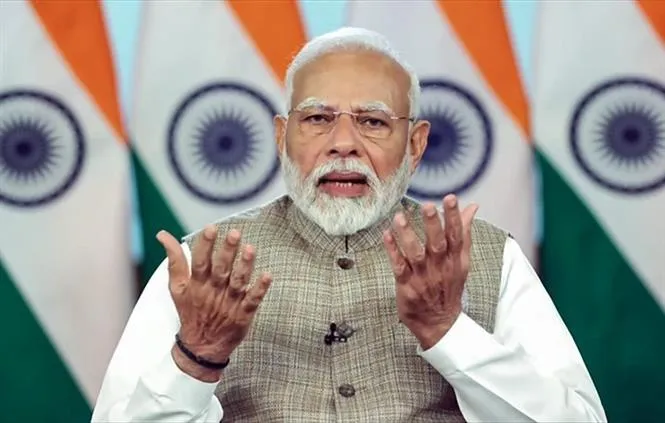 Thủ tướng Ấn Độ Narendra Modi. Ảnh: ANI/TTXVN