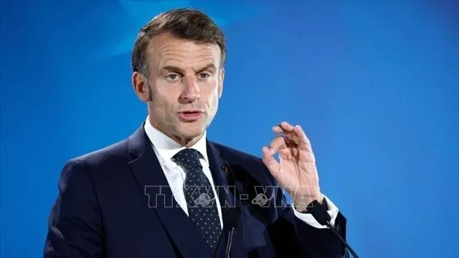 Tổng thống Pháp Emmanuel Macron. Ảnh: IRNA/TTXVN