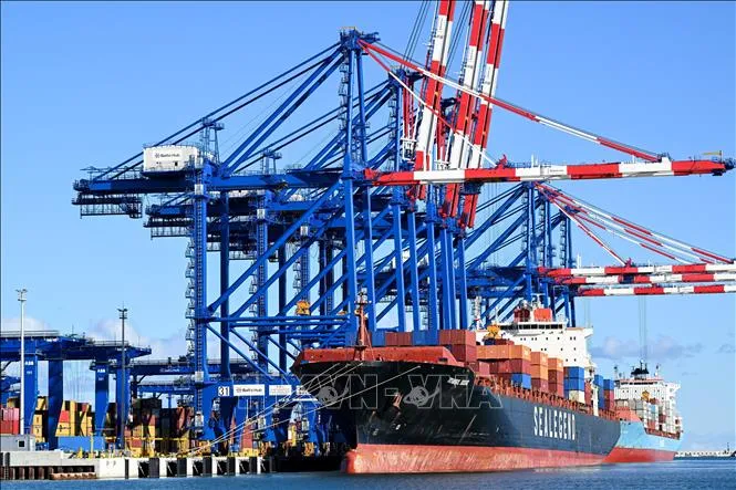 Cảng hàng hóa Gdansk, Ba Lan. Ảnh minh họa: PAP/TTXVN