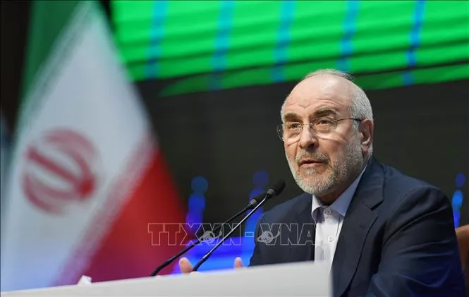 Chủ tịch Quốc hội Iran Mohammad Bagher Ghalibaf. Ảnh: THX/TTXVN