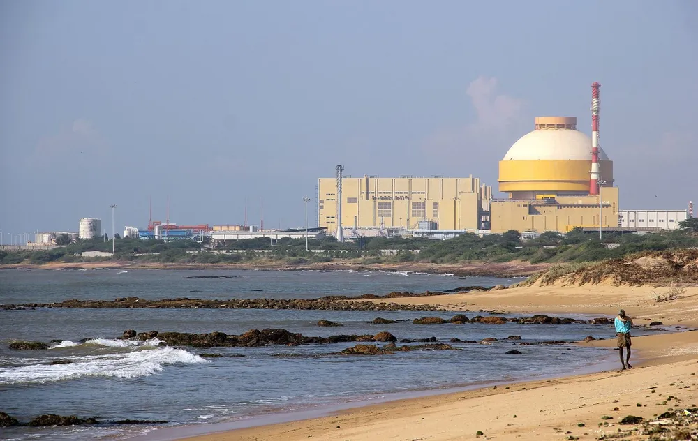 Nhà máy điện hạt nhân Kudankulam tại bang Tamil Nadu, Ấn Độ. Ảnh tư liệu: Wikimedia Commons