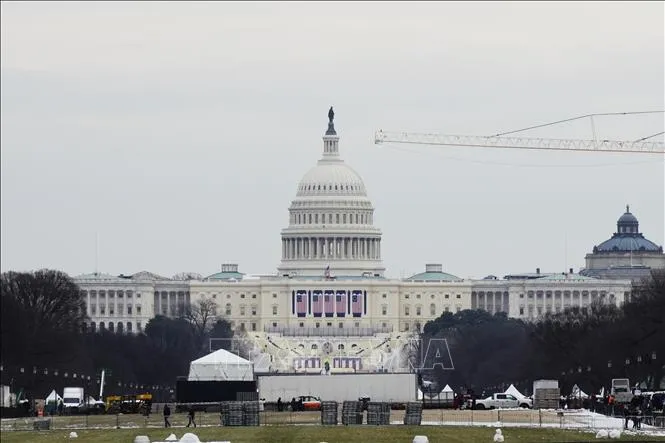 Tòa nhà Quốc hội Mỹ ở Washington, D.C. Ảnh: THX/TTXVN