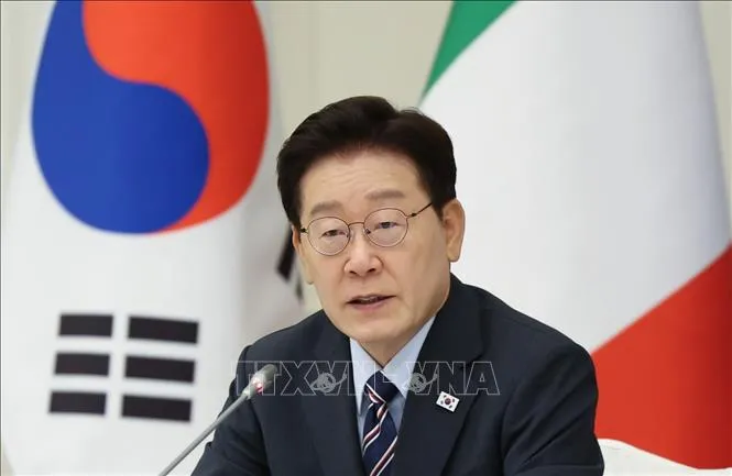 Tổng thống Hàn Quốc Lee Jae Myung. Ảnh: Yonhap/TTXVN